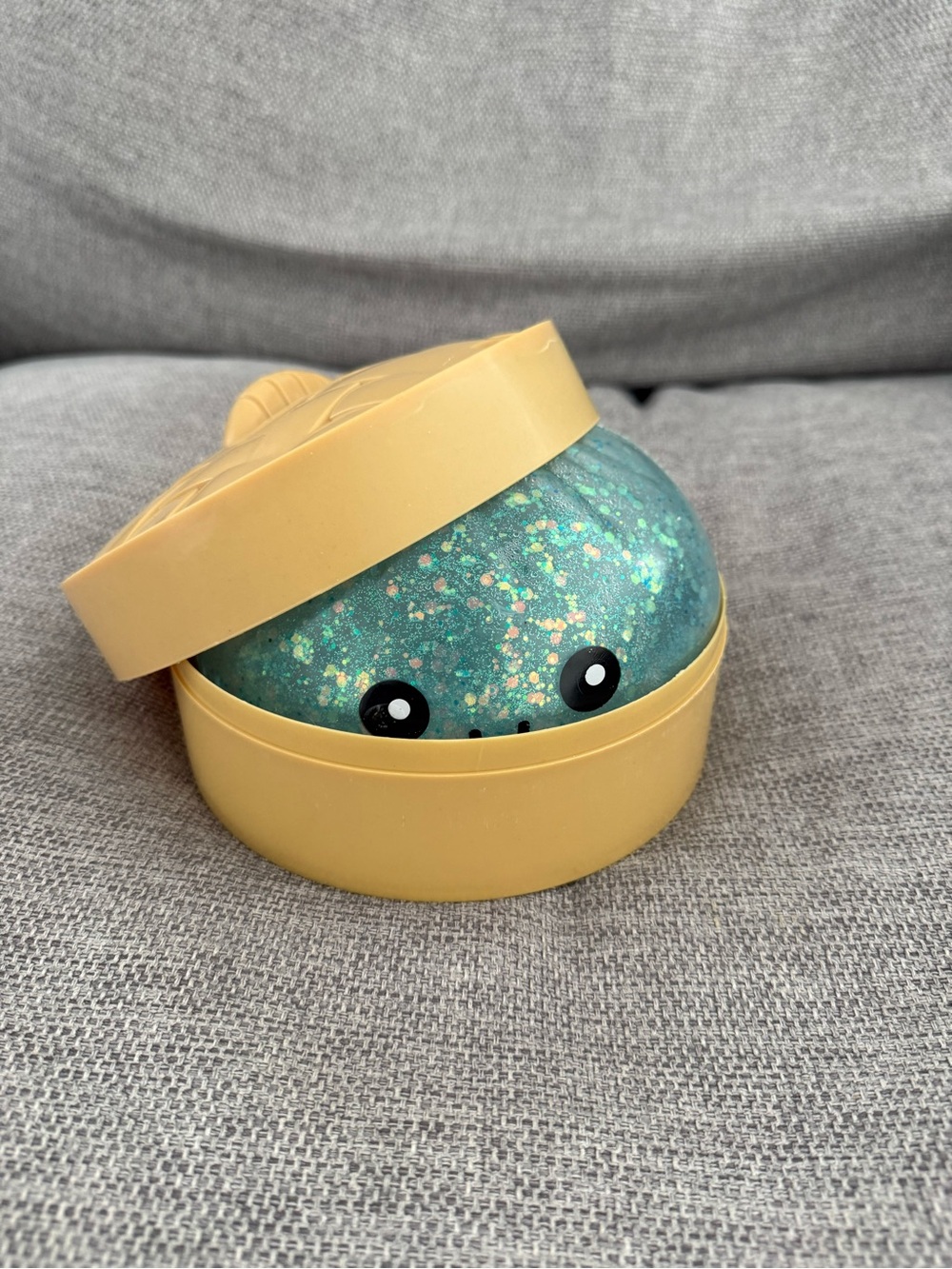 Glittery Blue Squishy Dumpling